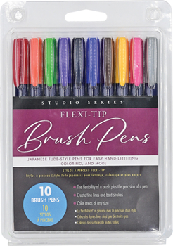Misc. Flexi-Tip Brush Pens (Set of 10 Colors) Book