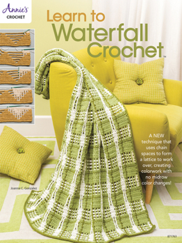 Paperback Learn to Waterfall Crochet Book