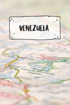 Venezuela: Liniertes Reisetagebuch Notizbuch oder Reise Notizheft liniert - Reisen Journal für Männer und Frauen mit Linien (German Edition)