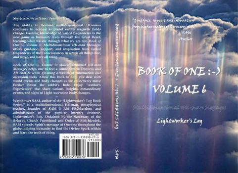 Paperback Book Of One Volume 6: Multidimensional HU-man Messages: Lightworker's Log Book