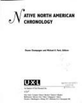 Hardcover Native North American Chronology Book