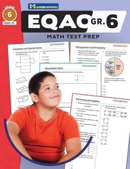 Paperback EQAO Grade 6 Math Test Prep! Book