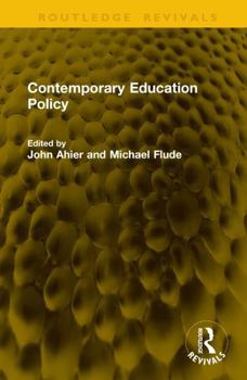 Hardcover Contemporary Education Policy Book
