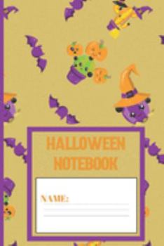 Paperback Halloween Notebook: Halloween gifts for women, men, kids, adults and girls: cute & elegant Chenin colored pattern blank Lined notebook/Jou Book