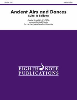 Paperback Ancient Airs and Dances, Suite 1 Balletto: Score & Parts Book