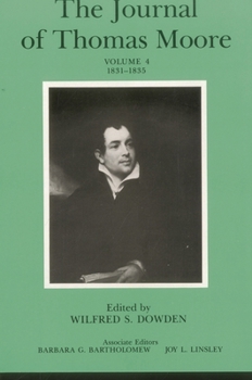 Hardcover The Journal of Thomas Moore V4: 1831-1835 Book
