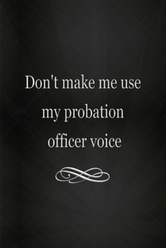 Thick Notebook: Lined Journal (120 Pages) - Probation Officer Gifts