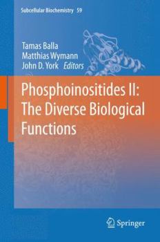 Paperback Phosphoinositides II: The Diverse Biological Functions Book