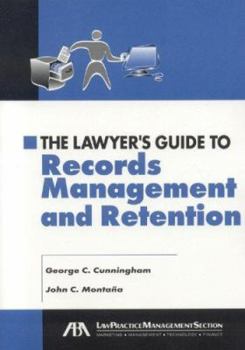 Paperback The Lawyer's Guide to Records Management and Retention [With CDROM] Book