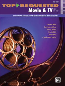Paperback Top-Requested Movie & TV Sheet Music: Easy Piano Book