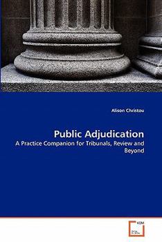Paperback Public Adjudication Book