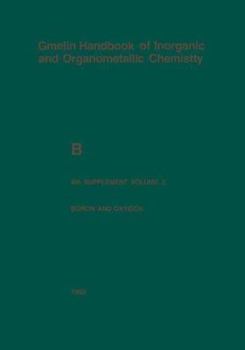 Paperback Boron and Oxygen Book