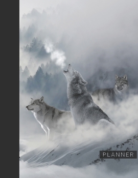 Planner: WolfAnime & Chill 2 Year Monthly Planner with Note Pages (24 Months) | Jan 2020 - Dec 2021 | Month Planning | Appointment Calendar Schedule | Plan Each Day, Set Goals & Get Stuff Done