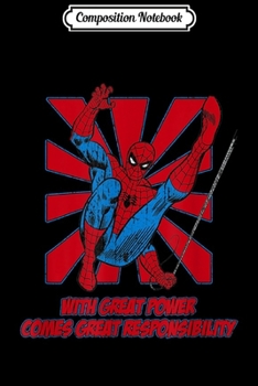 Composition Notebook: Marvel Comics Spider-Man Responsibility Graphic  Journal/Notebook Blank Lined Ruled 6x9 100 Pages