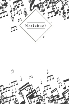 Paperback Notizbuch: Alle Musikliebhaber aufgepasst - 120 gepunktete Seiten DinA5 - Ideal f?r die Schule, zum Malen, Zeichnen oder als Jour [German] Book