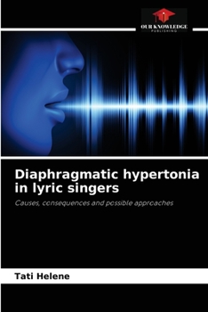 Paperback Diaphragmatic hypertonia in lyric singers Book