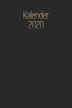 Kalender 2020: 2 Jahres Kalender I Monatsplaner I Familienplaner I Planer Din A5 105 Seiten I Januar 2020 - Dezember 2021 Wochenplaner I ... I Dezent Schwarz Gold (German Edition)