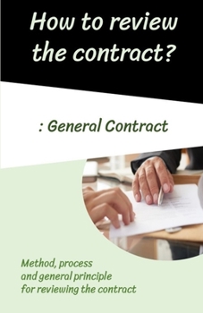 Paperback How to review the contract?: General contract Book