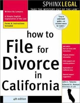 Paperback How to File for Divorce in California (Legal Survival Guides) Book
