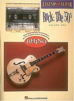 Paperback Legends Of Guitar Rock: The '50s Vol1 Cassette Pkg With Notes And Tablature Book