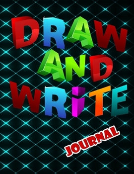 Primary Journal: Story writing Journal-black cover with stars -dotted lined pages for both draw and write -110 pages Large (8.5 x 11 inches)