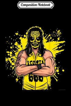 Composition Notebook: Feel-Ink Demon Blue Lucha Libre Mexican Old Paint Legend Journal/Notebook Blank Lined Ruled 6x9 100 Pages