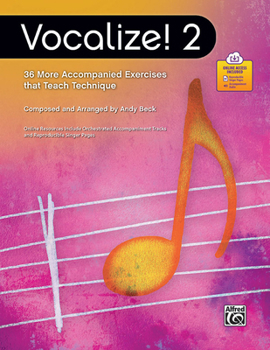 Paperback Vocalize! 2: 36 More Accompanied Exercises That Teach Technique, Book & Online Pdf/Audio Book