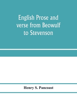 Paperback English prose and verse from Beowulf to Stevenson Book