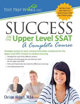 Paperback Success on the Upper Level SSAT Book