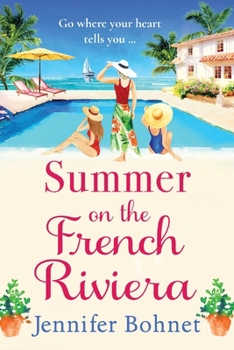 Paperback Summer on the French Riviera [Large Print] Book