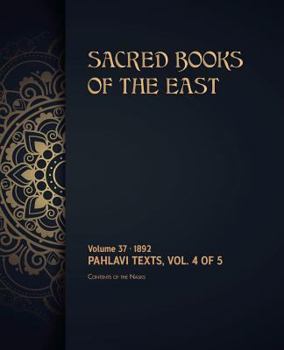 Paperback Pahlavi Texts: Volume 4 of 5 Book
