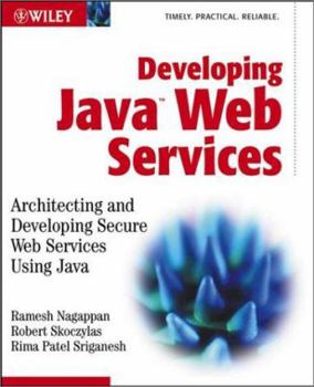 Paperback Developing Java Web Services Book