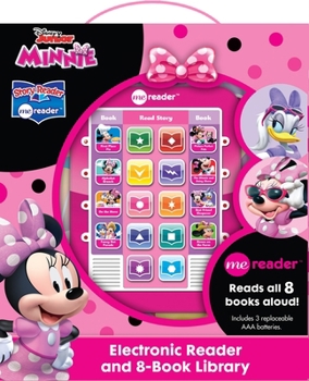 Product Bundle Me Reader Disney Junior Minnie Wmt: Electronic Reader and 8-Book Library [With Battery] Book