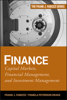 Hardcover Finance: Capital Markets, Financial Management, and Investment Management Book