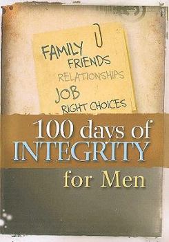 Paperback 100 Days of Integrity For Men Book