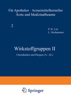 Paperback Wirkstoffgruppen II: Chemikalien Und Drogen (A--Al) [German] Book