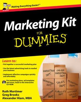 Paperback Marketing Kit for Dummies UK Edition Book