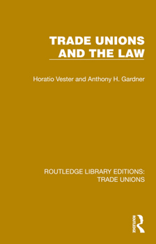 Hardcover Trade Unions and the Law Book