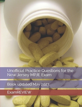 Paperback Unofficial Practice Questions for the New Jersey MPJE Exam Book