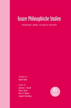 Bolzano & Kant (Grazer Philosophische Studien: International Journal for Analytic Philosophy, 85)
