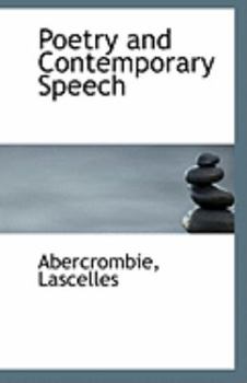 Paperback Poetry and Contemporary Speech Book