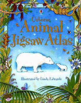 Board book Animal Jigsaw Atlas Book