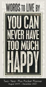 Misc. 2020 Words to Live by Two-Year-Plus Pocket Planner: By Sellers Publishing Book