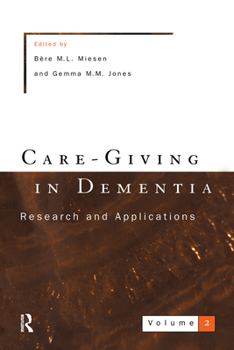 Hardcover Care-Giving in Dementia 2 Book