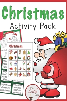 Paperback christmas activity pack: christmas activity pack size 6*9 112 pages Book