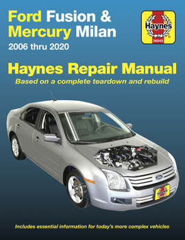 Paperback Ford Fusion 2006-20 & Mercury Milan 2006-11 Book