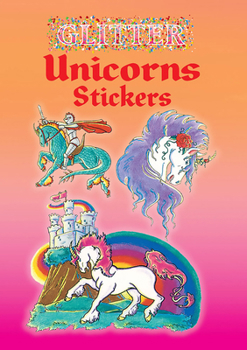 Paperback Glitter Unicorns Stickers Book