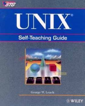 Paperback UNIX?: Self-Teaching Guide (Wiley Self-Teaching Guides) Book