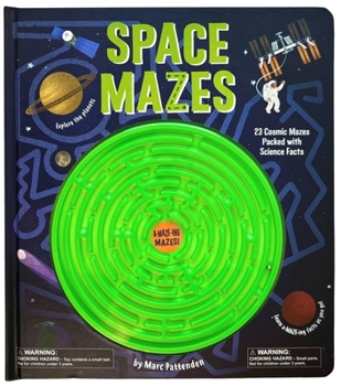 Hardcover Space Mazes: Featuring 3D Maze Game Book