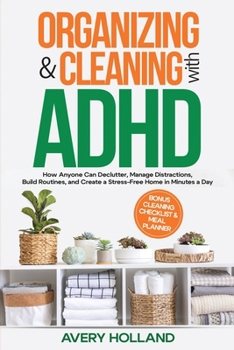 Paperback Organizing & Cleaning with ADHD Book